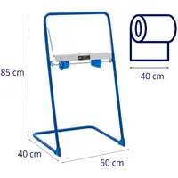 Porte essuie tout - jusqu'à 10 kg - Ø 500 mm - plastique / acier