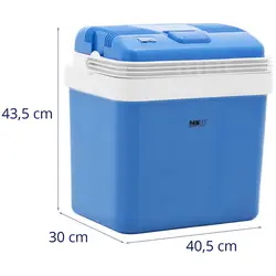 Electric Cooler 12 V / 230 V - 2-in-1 appliance with keep-warm function - 24 L