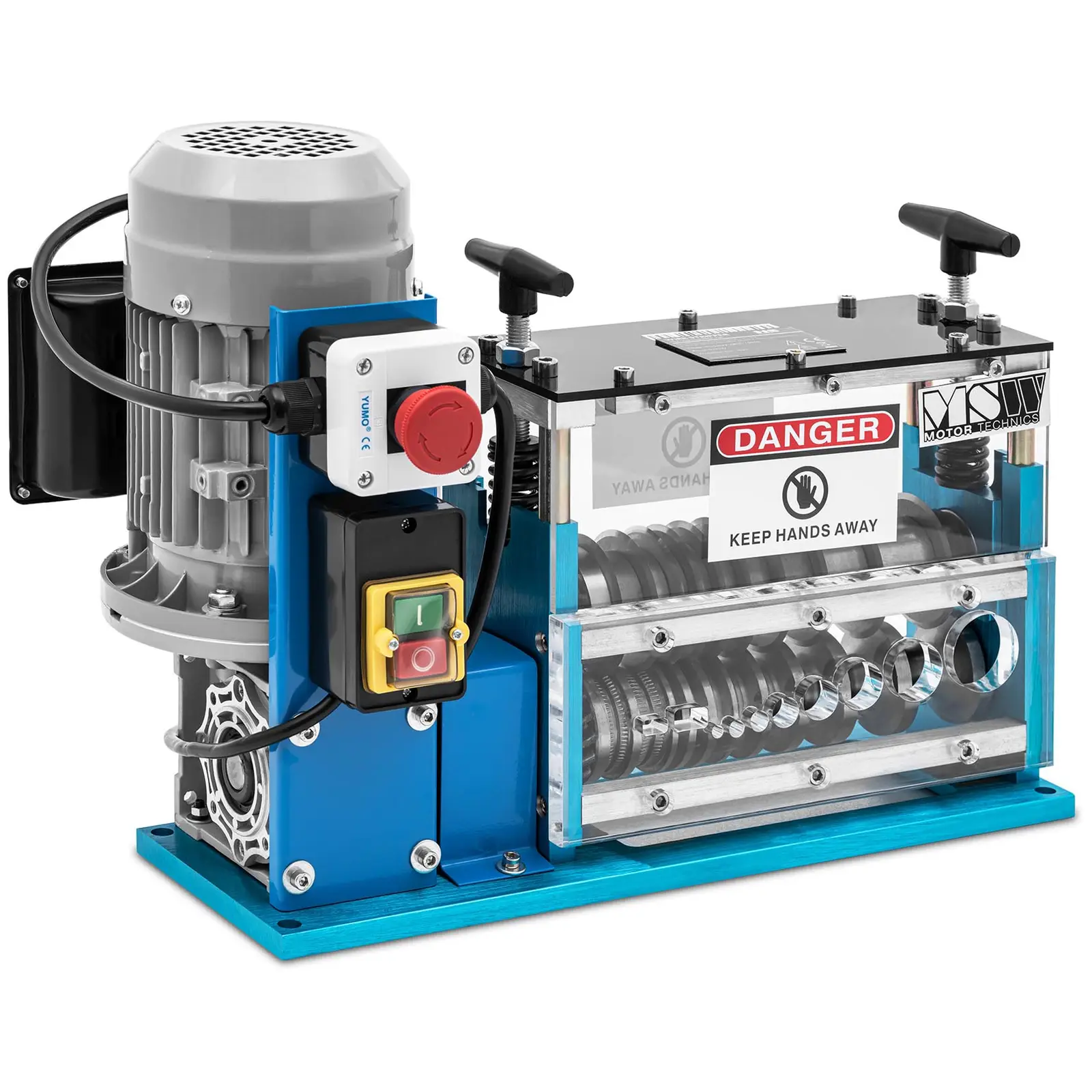 Stroj na loupání kabelů - 750 W - 10 Vložky - 25 m/min