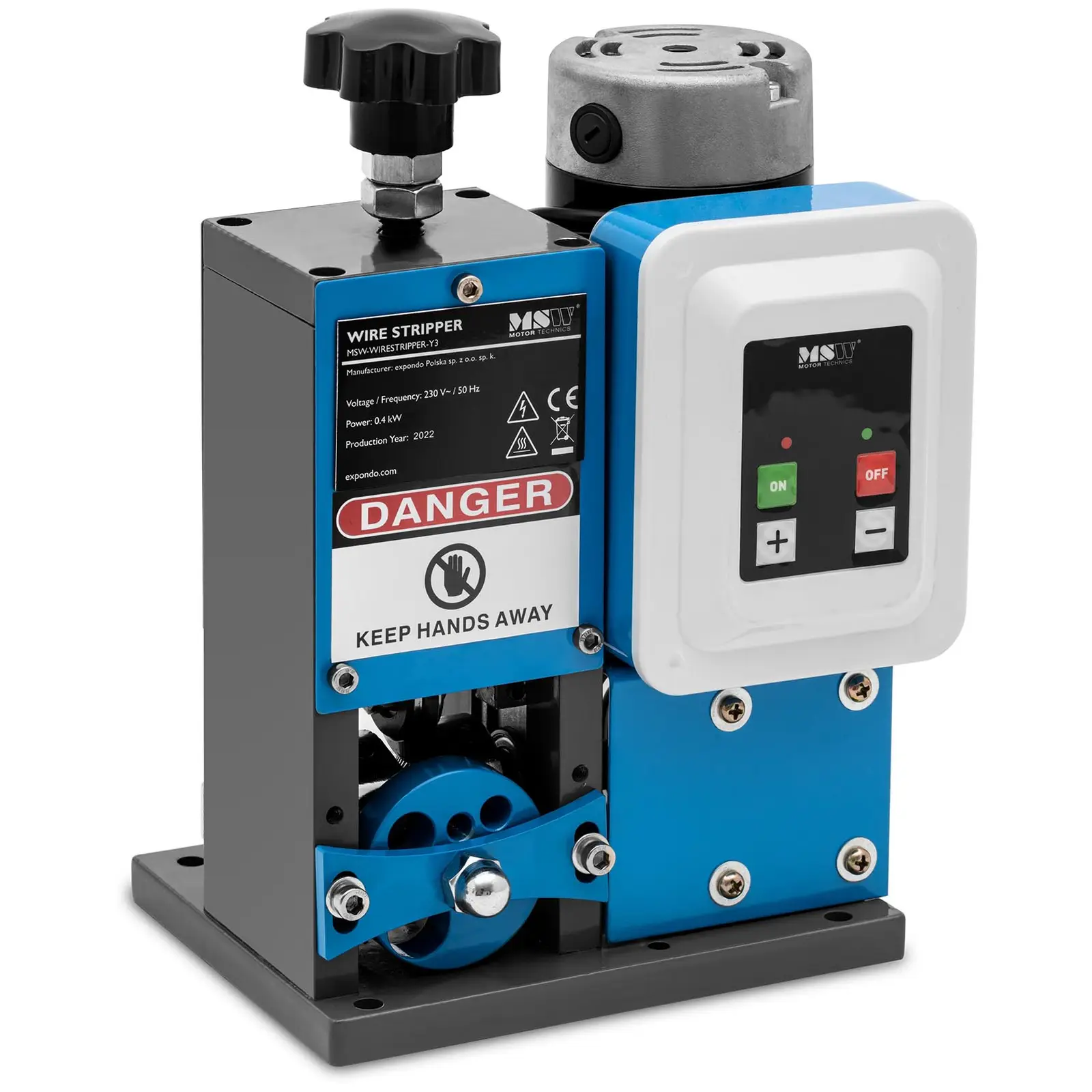 Kabelschälmaschine - 400 W - 1 Einschub - 0 bis 20 m/min