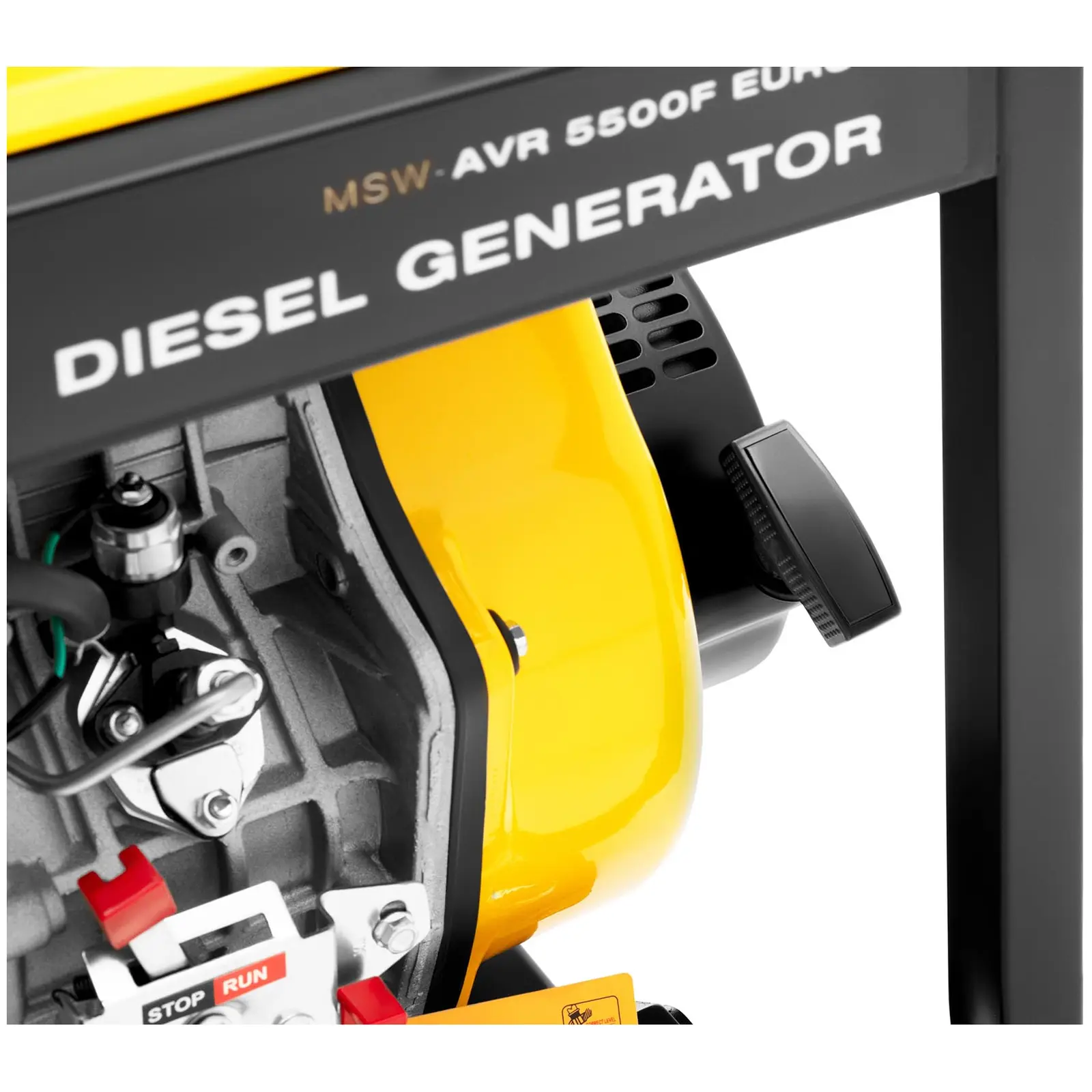Brugt Dieselgenerator - 1830/5500 W - 12,5 l - 240/400 V - mobil - AVR - Euro 5