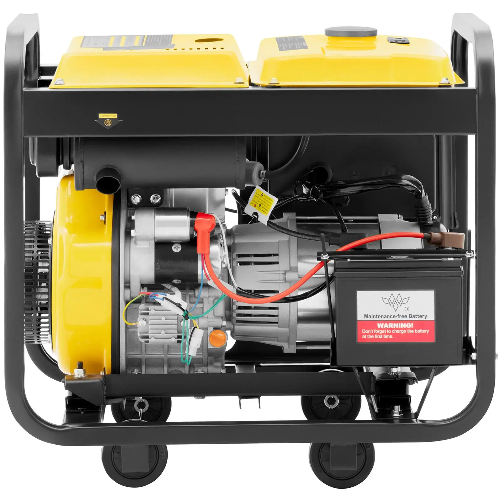 Ocasión Generador diésel - 5500 W - 12,5 L - 240/400 V - portátil - AVR - Euro 5