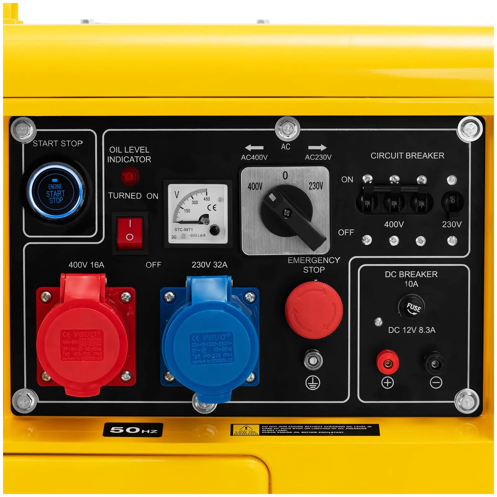 Destockage Noël : MSW Groupe électrogène Diesel 8500 W 30 L 240