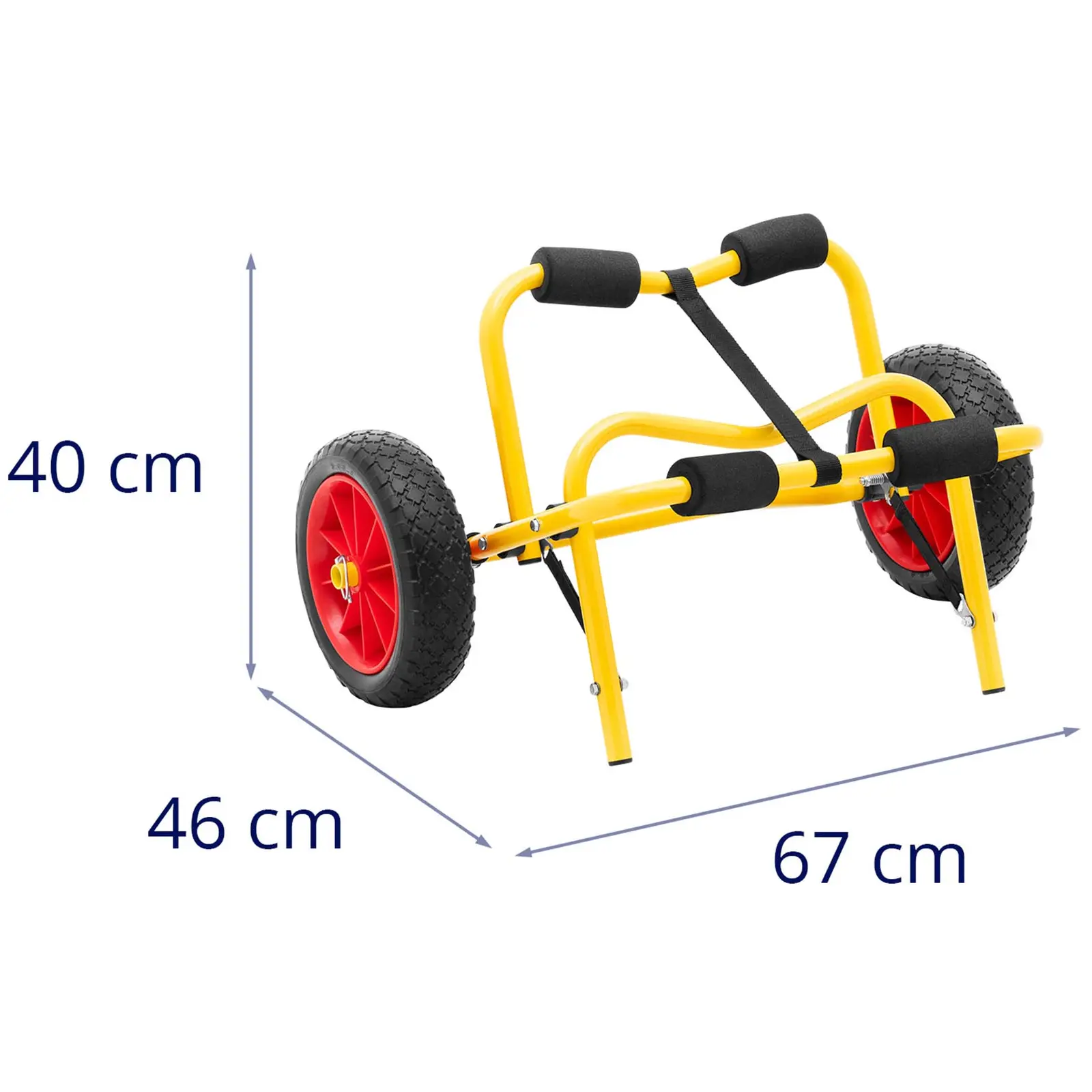 Kajakový vozík MSW-MMT-01 – skladací – 75 kg