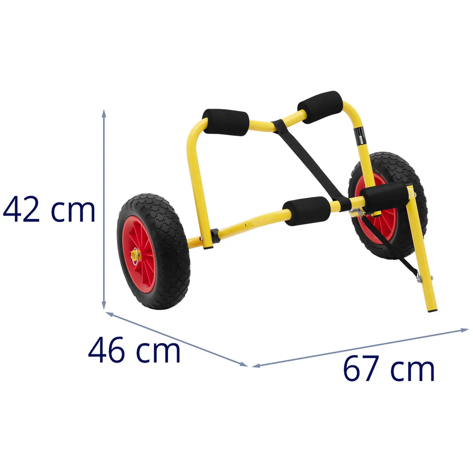 Cărucior pentru caiace MSW-MMT-05 - pliabil - 75 kg