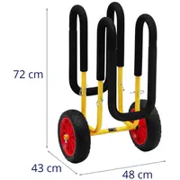 SUP transport trolley - for 1 board - 75 kg