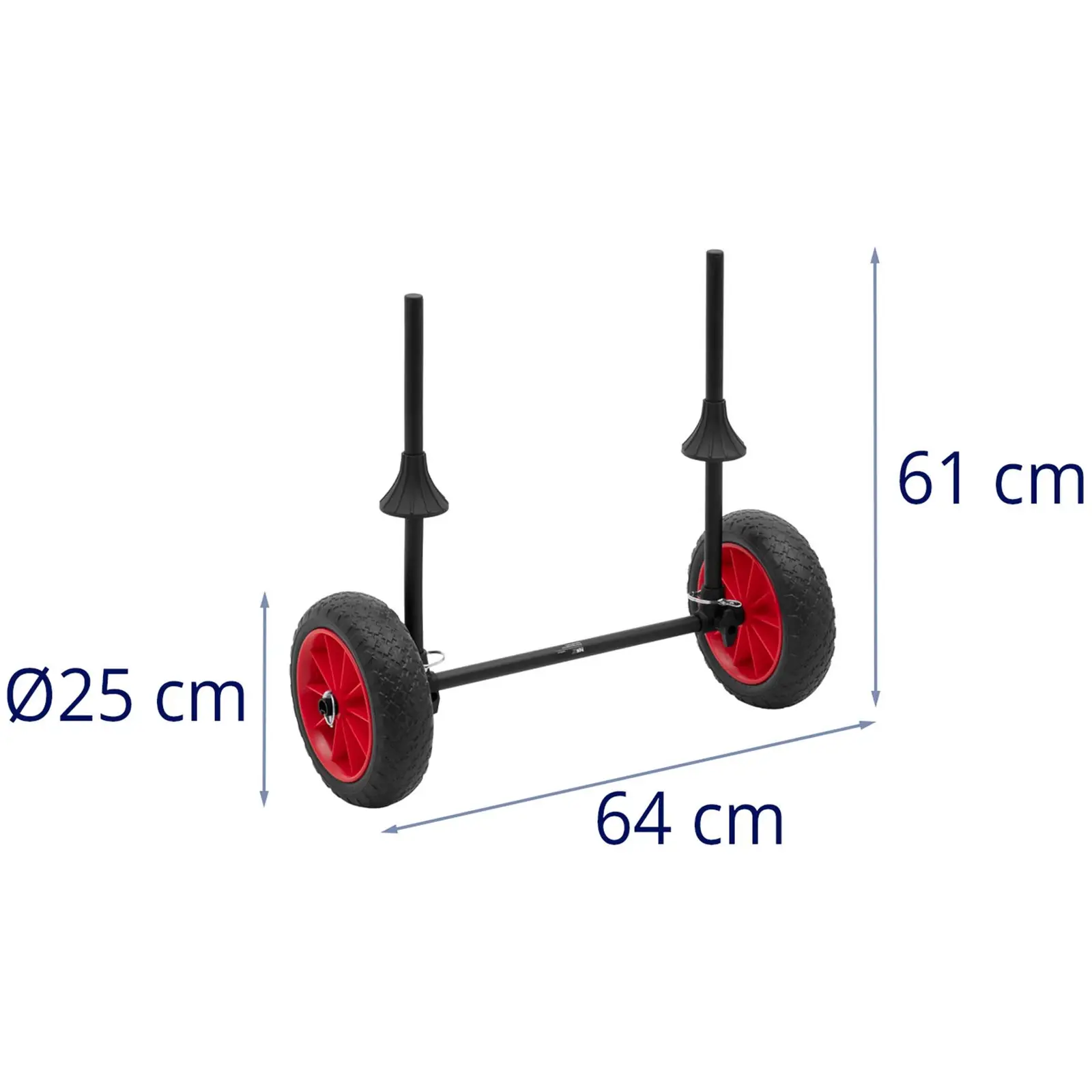 Kajakvogn - indstillelig - 75 kg