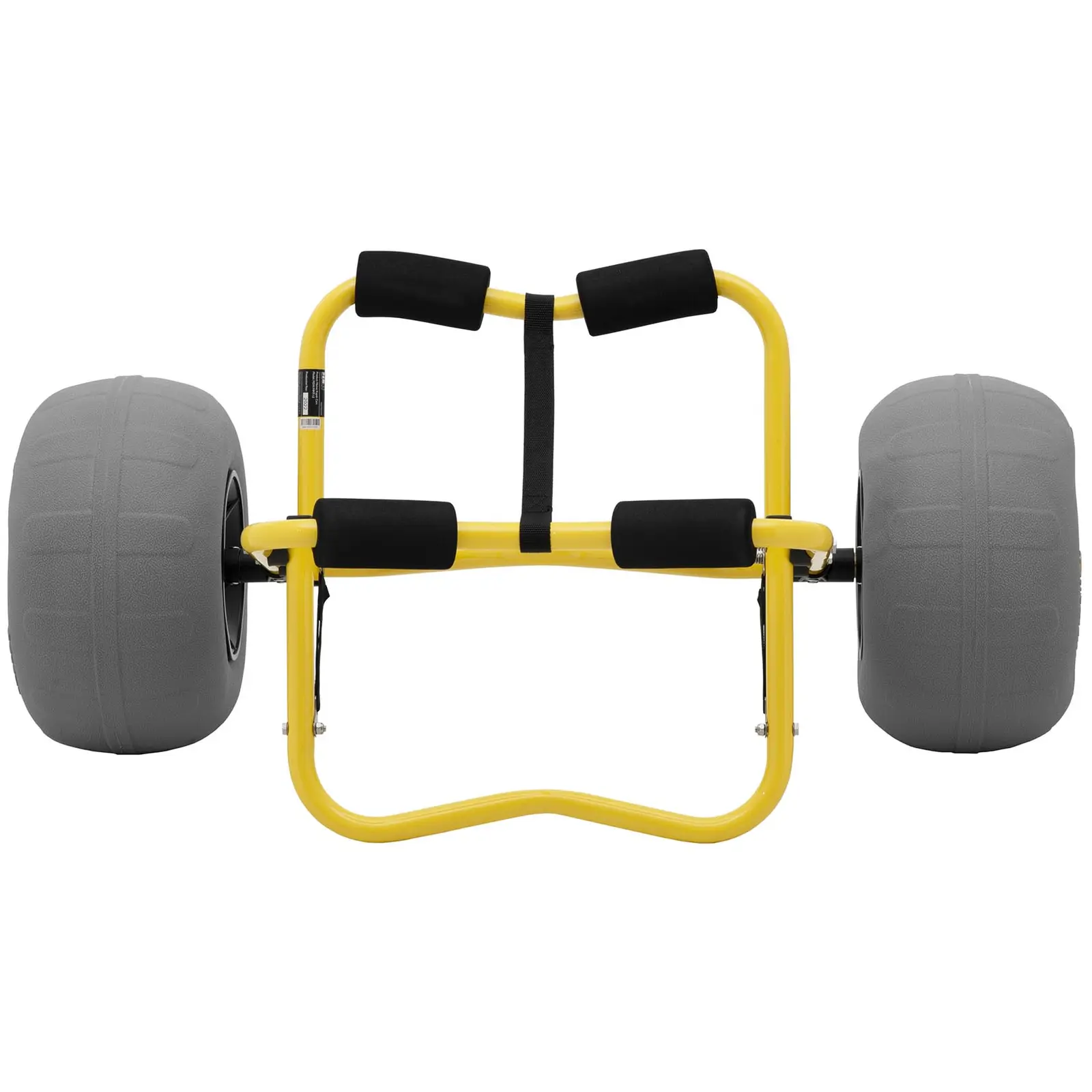 Kayak trolley - foldable - with balloon wheels - 75 kg