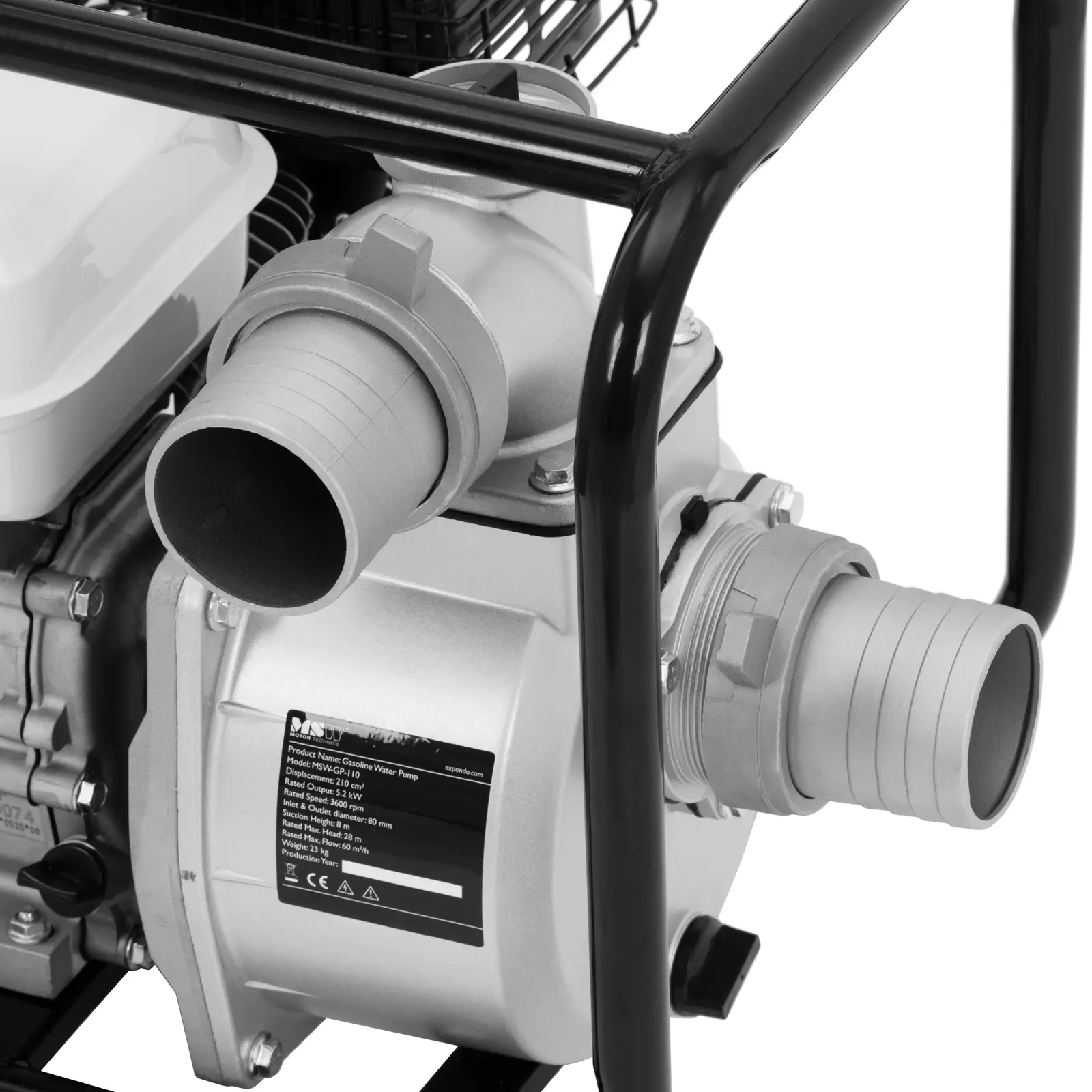Pompe à eau thermique / Pompe de relevage eaux usées - 7 ch - 3600 tr/min - 60 m³/h (Aspiration: 8 m)