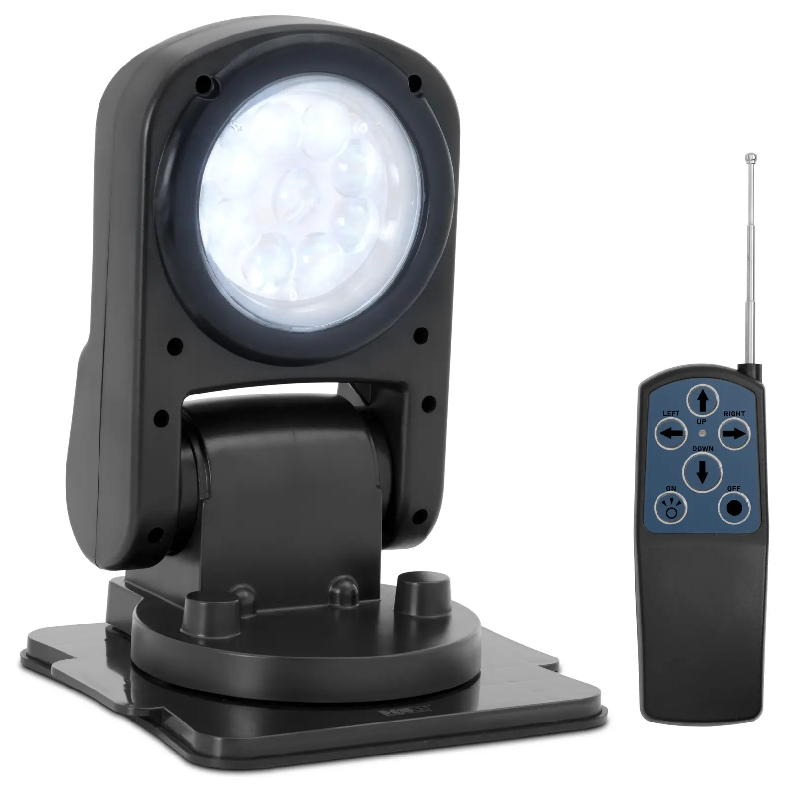 Faro LED - 9 - 32 V - 45 W - Girevole a 360° - Inclinabile a 180°- Con telecomando