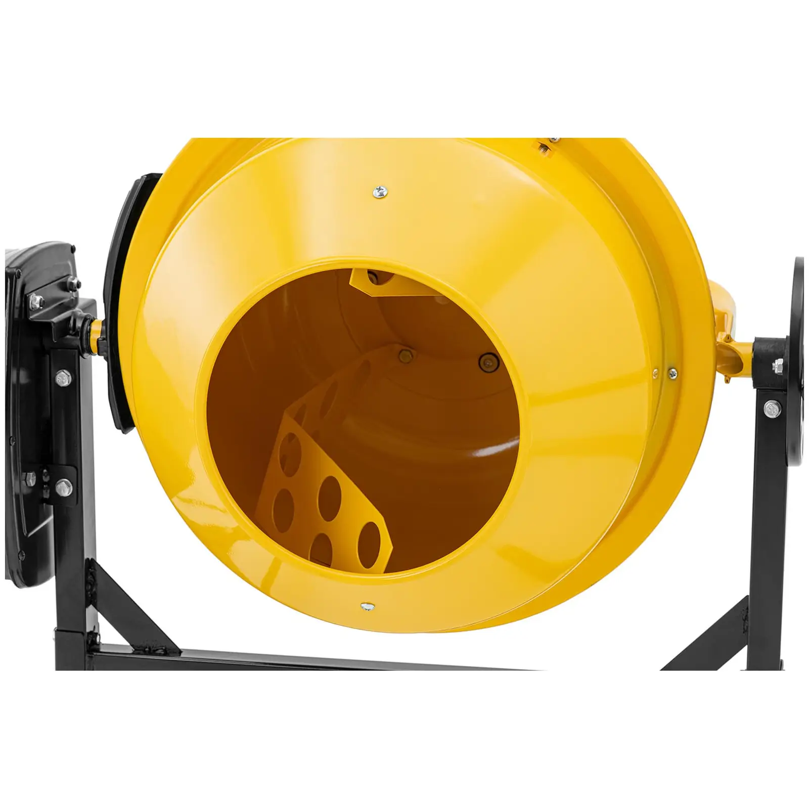 Bétonnière - 63 L - avec moteur - 220 W (Matériau(x): Acier peint par poudrage)