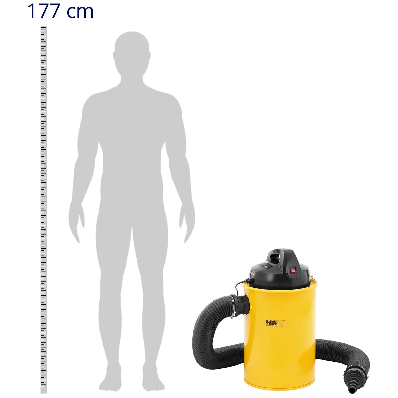 Přenosné odsávací zařízení - 180 m³/h - 50 l