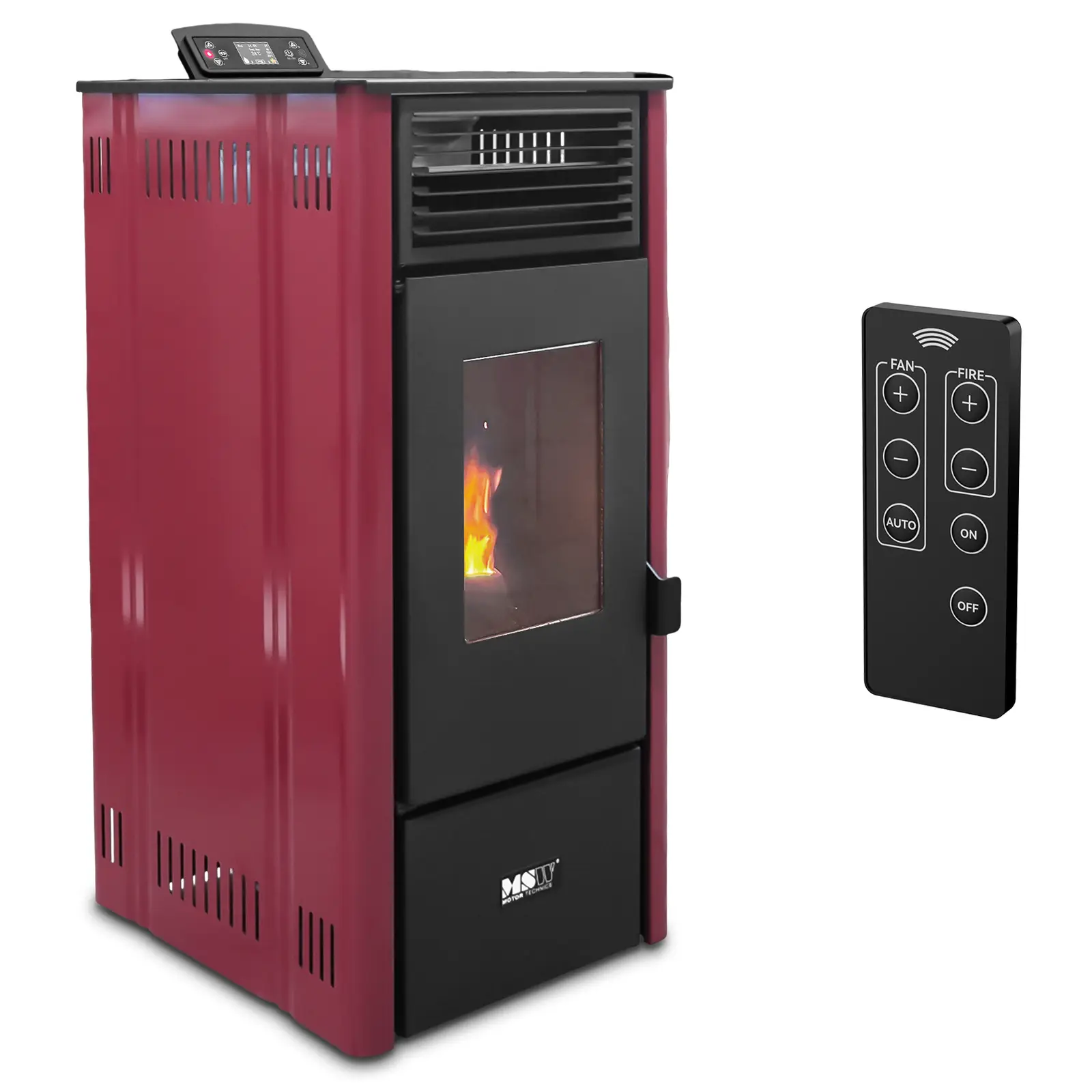 Pelletofen - 7.7 kW - für 50–225 m³ - 5 Stufen - Timer - Produktbild