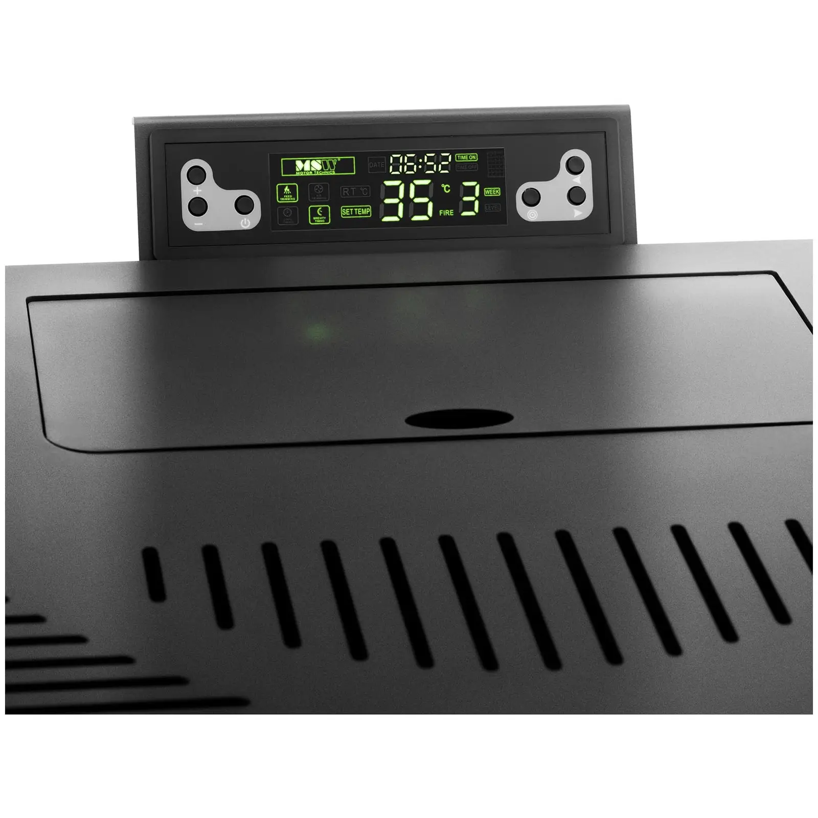 Peletová kamna - 6 kW - pro 50–225 m³ - 5 úrovní - časovač (Maximální výkon: 9 kW)
