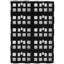 Sortimentkasten - 40 Fächer - modulares Stecksystem - Wandmontage