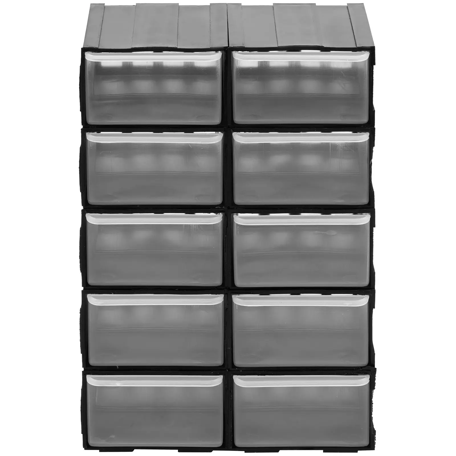 Sortimentkasten - 40 Fächer - modulares Stecksystem - Wandmontage
