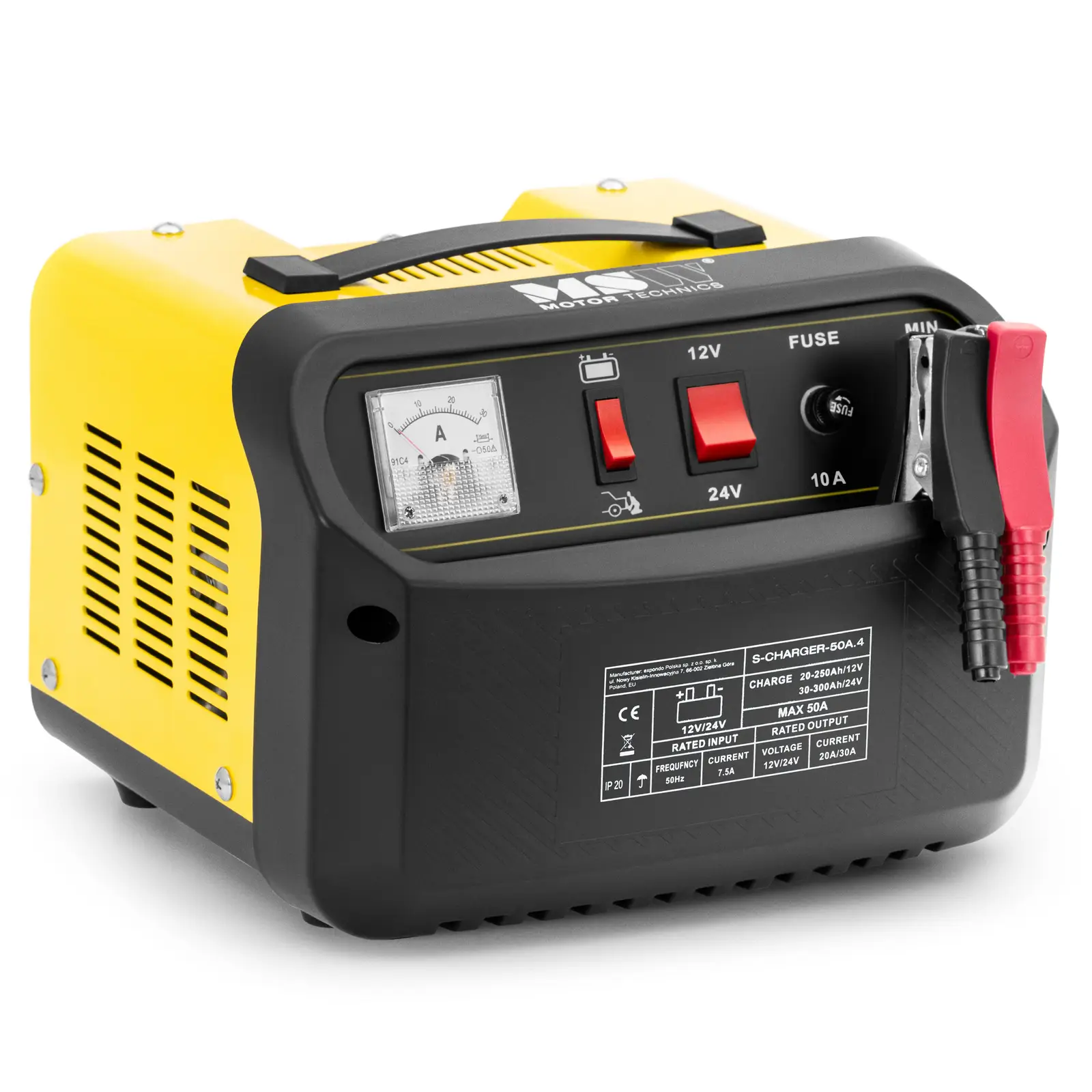 Factory second Car Battery Charger - jump start - 12 / 24 V - 45 A