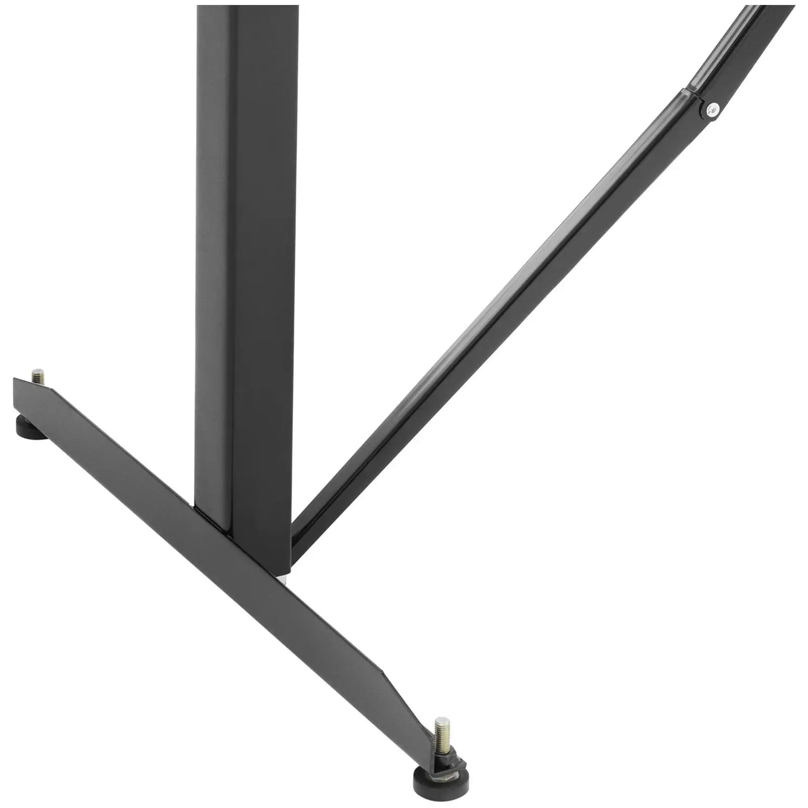 Convoyeur à rouleaux - 200 kg - 178 x 67 cm - 17 rouleaux - hauteur réglable (Couleur(s): Noir)