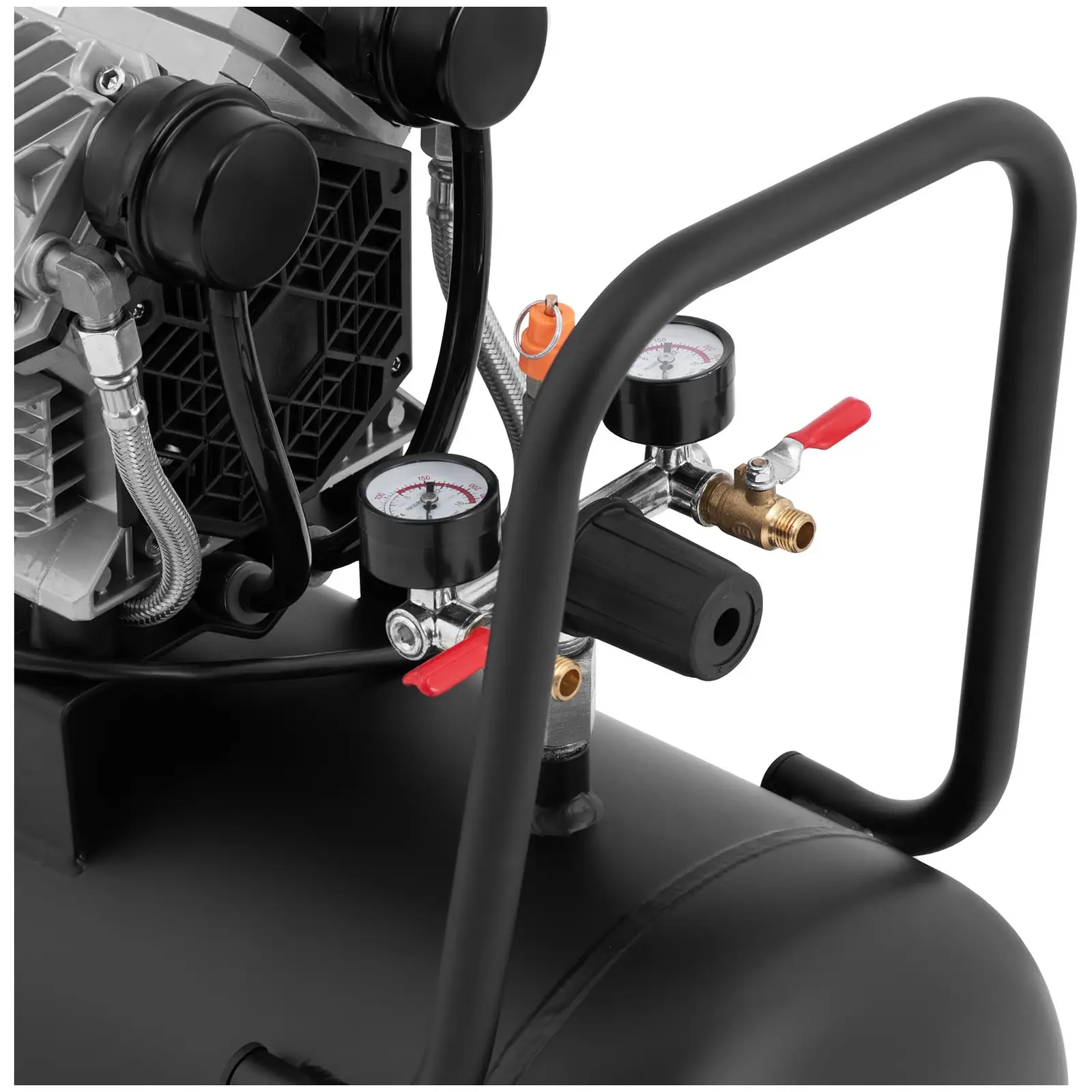 Bezolejový kompresor - 3–12 bar - 36 l - 1 500 W (Držadlo: Ano)