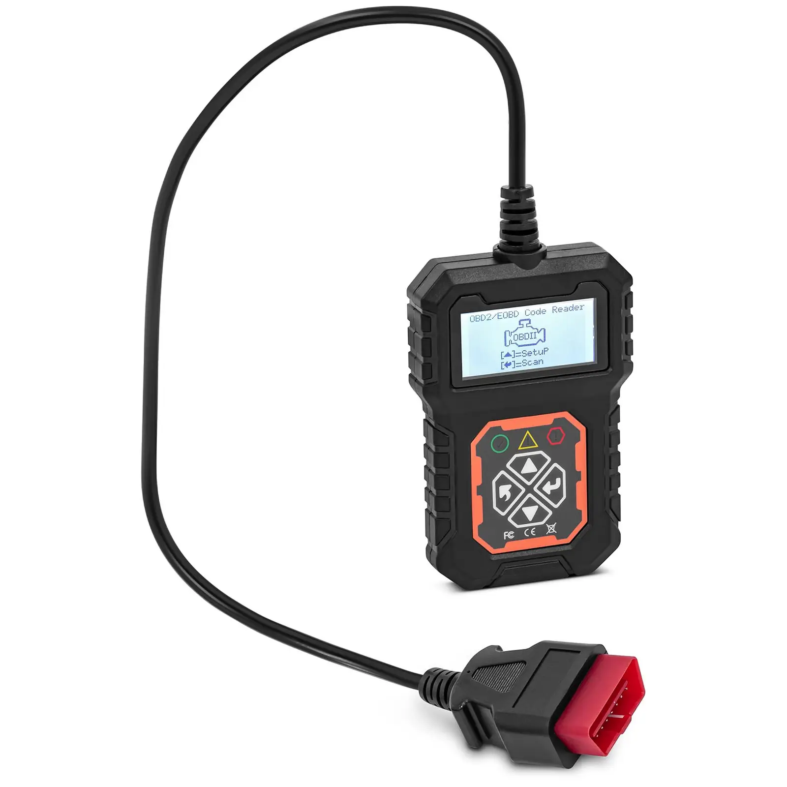 OBD2-diagnoseenhet - 8 - 25 V - LCD - Feilkoder / VIN / ID / CVN