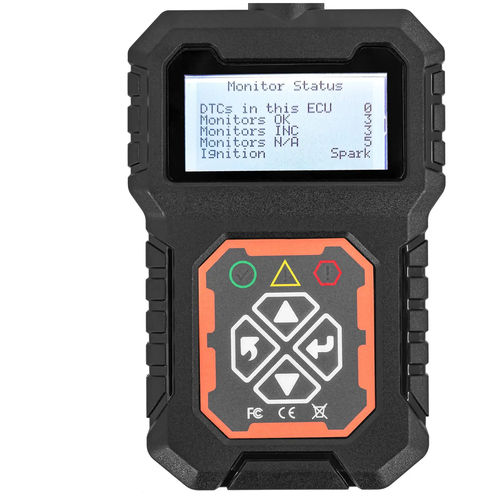 Skaner diagnostyczny OBD2 - 8-25 V - LCD - kody usterek/VIN/ID/CVN