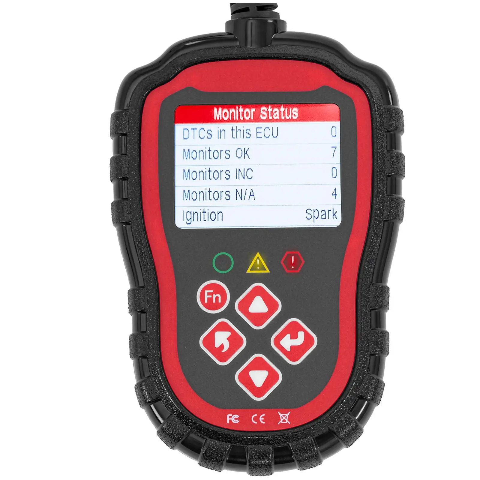 Skaner diagnostyczny OBD2 - 8-25 V - LCD - kody usterek/VIN/ID/CVN/PCM/ECU itd.