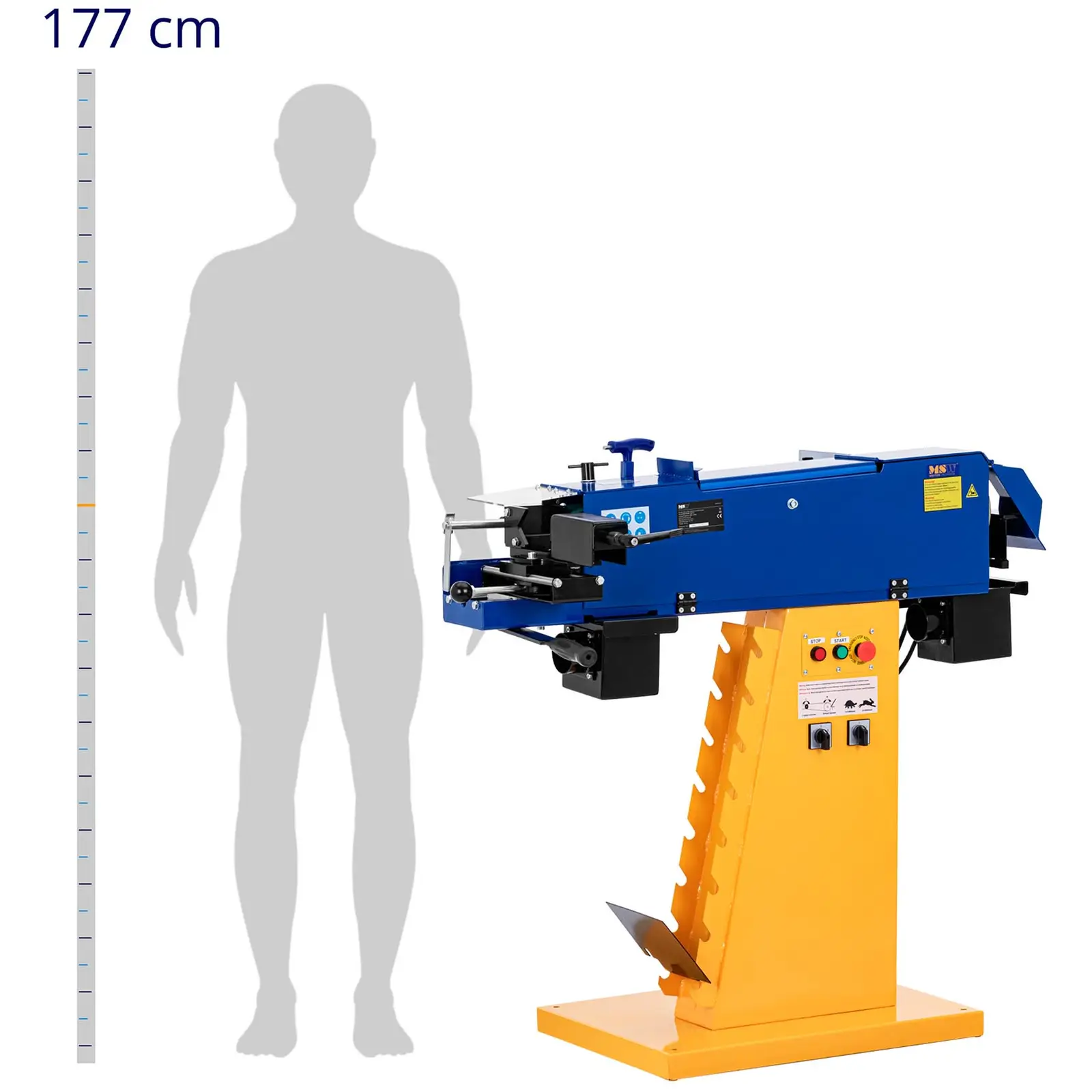 Multifunkční zařízení - pásová bruska a děrovačka trubek - 100 x 2000 mm - 1 400 / 2 800 ot/min