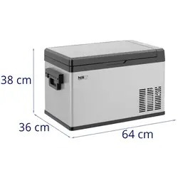 Frigider / congelator de camping - 29 L - -20 - 20 °C - 12/24 V (DC) / adaptor AC