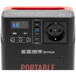 Station électrique portable - 20 Ah - 3 x USB - Recharge rapide 18 W - 2 x USB C - 3 x CC - CA 100 - 240 V, 150 W