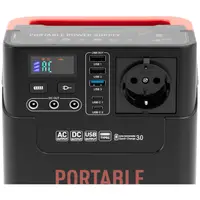 Centrale elettrica portatile - 20 Ah  - 3 x USB - Ricarica rapida 18 W - 2 x USB C - 3 x CC - CA 100 - 240 V, 150 W