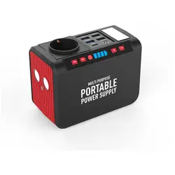 Portable Generator - 6 Ah - 4 x USB - Quick Charge 18 W - 1 x USB C - 1 x DC - AC 100 - 240 V, 120 W