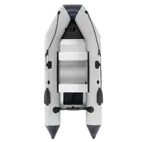 Inflatable Boat - black / white - 403 kg - aluminium floor - 5 persons
