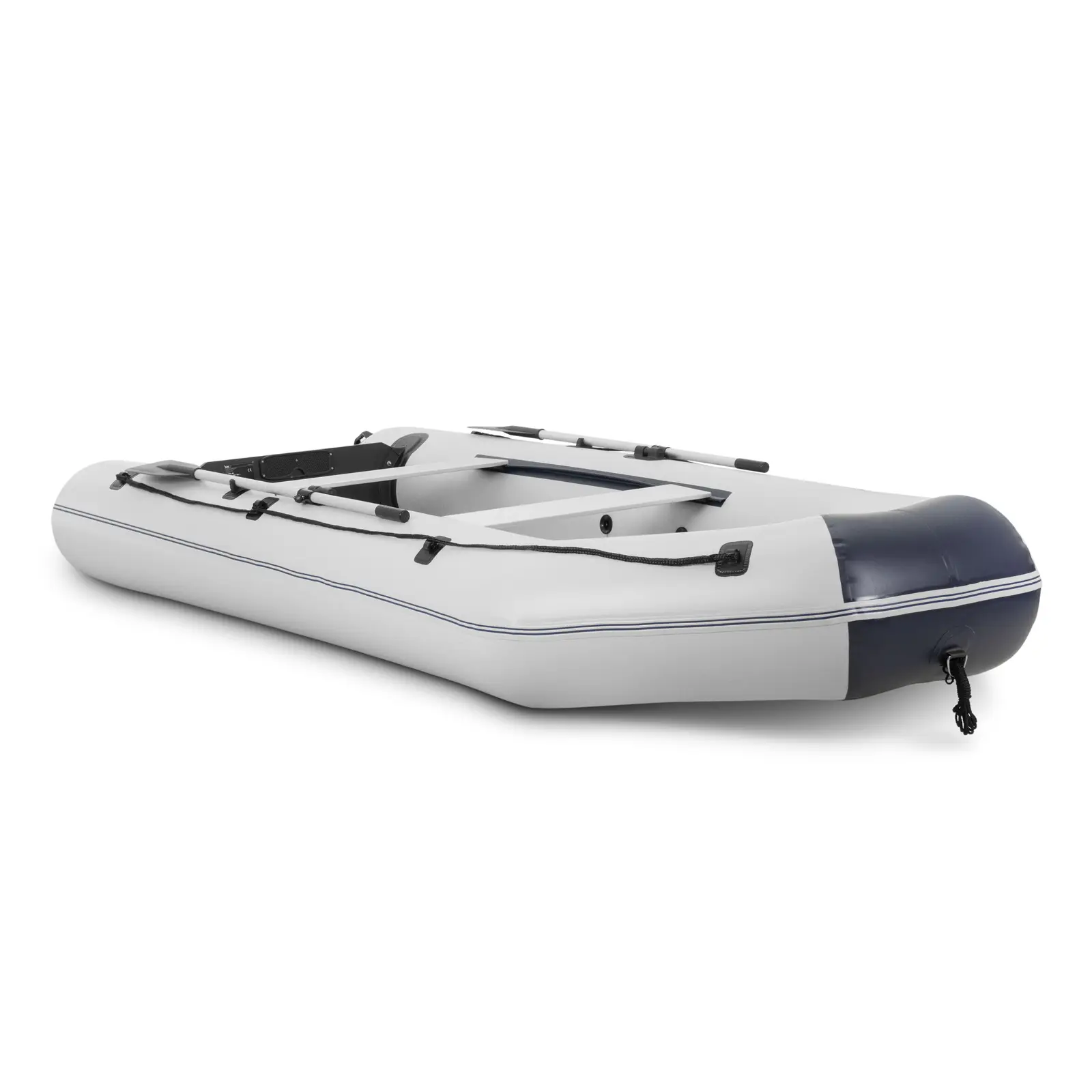 Inflatable Boat - black / white - 570 kg - aluminium floor - 6 persons