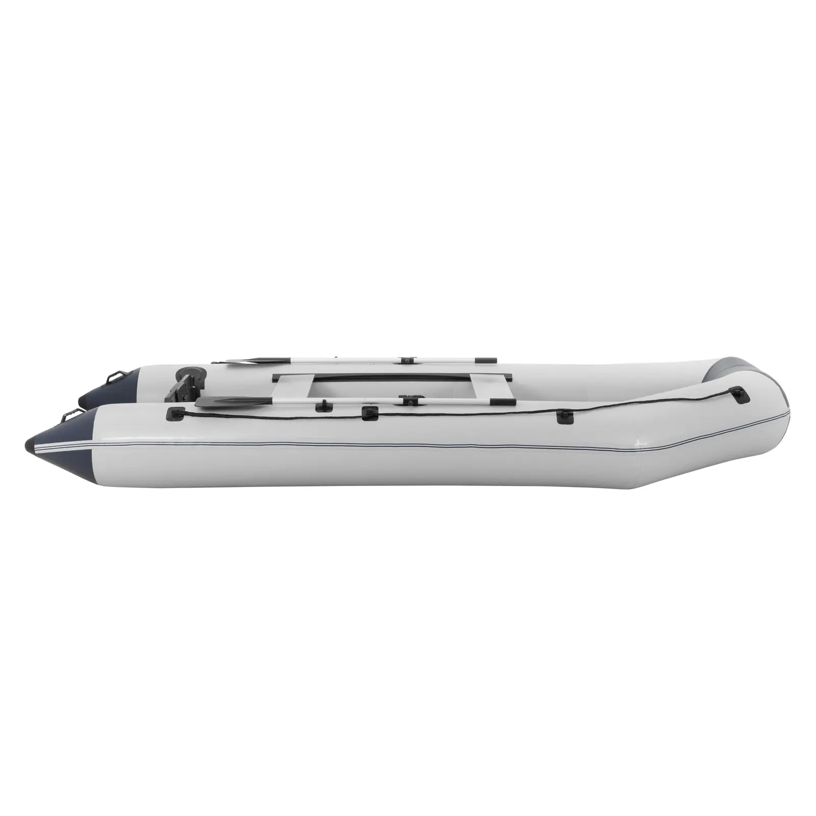 Inflatable Boat - black / white - 570 kg - aluminium floor - 6 persons