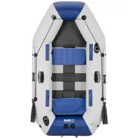 Schlauchboot - blau / weiß - 235 kg - Angelrutenhalter - 3 Personen