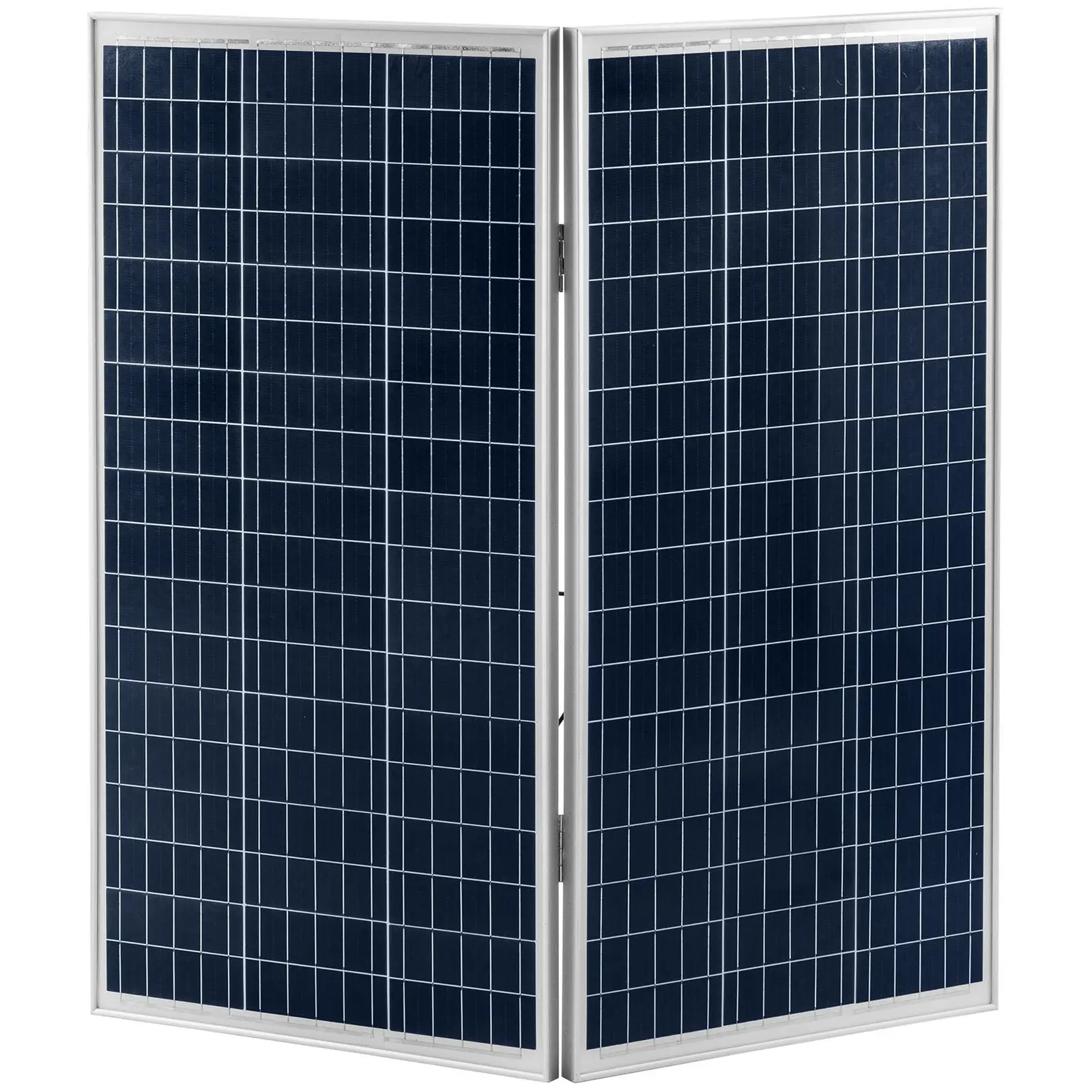 Groupe électrogène solaire avec panneau solaire et onduleur - 1000 W - 5 / 12 /230 V - 2 lumières LED