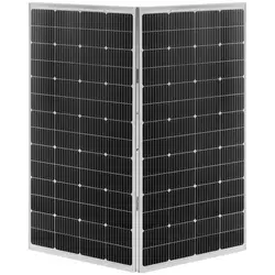 Sistema de energía solar portátil con panel e inversor - 1800 W - 5 / 12 /230 V - 2 luces LED