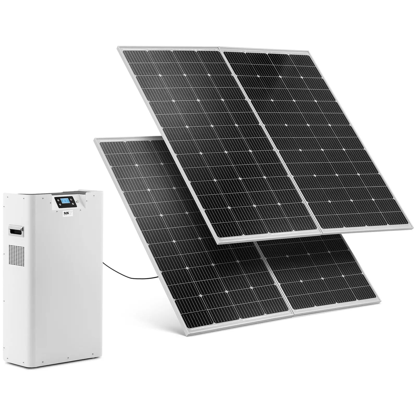 Sistema de energía solar con 2 paneles e inversor - 3000 W - 230 V