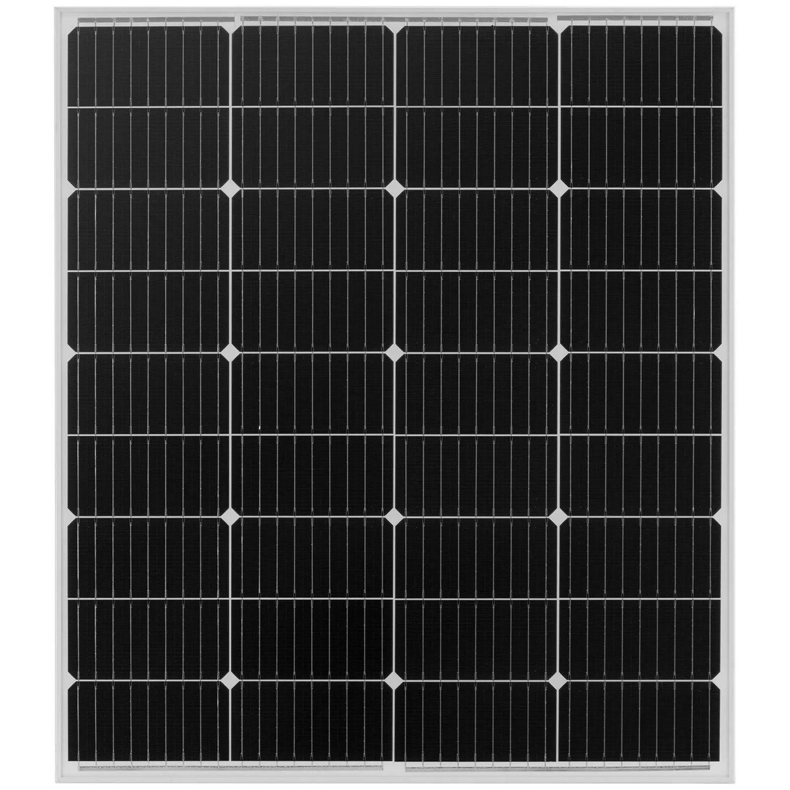 Monokrystalický solární panel - 110 W - 24.19 V - s bypass diodou