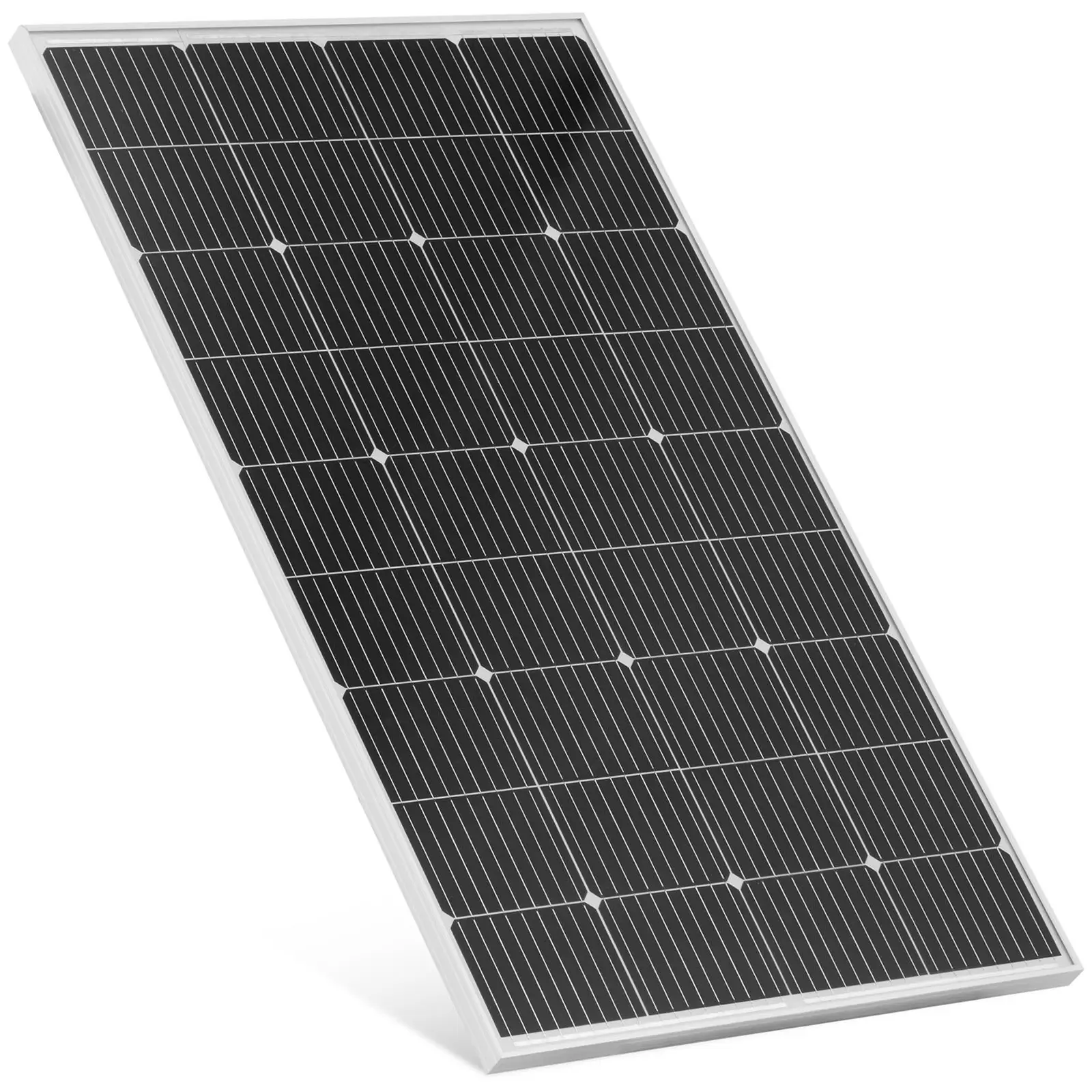 Painel solar monocristalino - 160 W - 22.46 V - com díodo de bypass