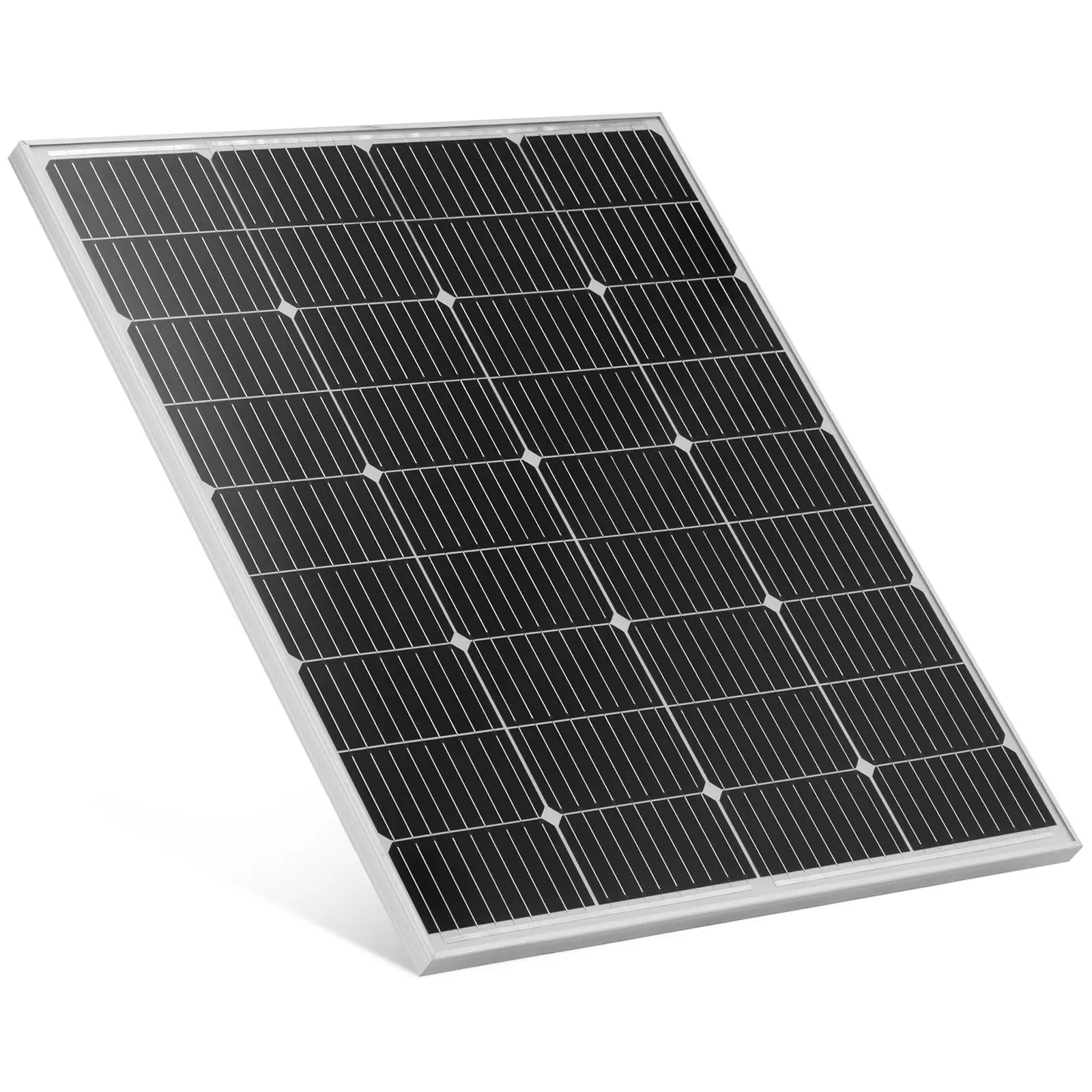 Pannello solare monocristallino - 100 W - 22.46 V - Con diodi di bypass