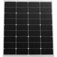 Panneau solaire monocristallin - 100 W - 22.46 V - avec diode By-pass