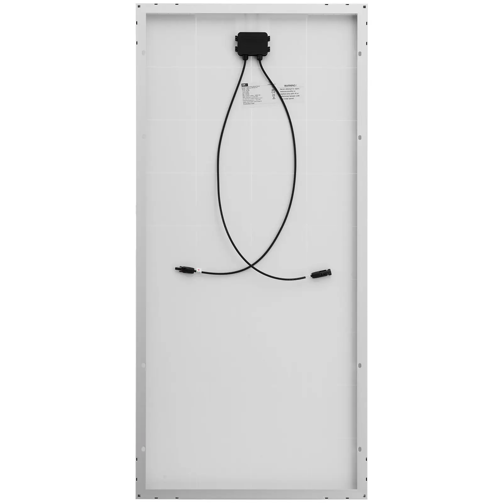 Solární panel - 170 W - 22.03 V - s bypass diodou (Napětí naprázdno: 22.03 V)