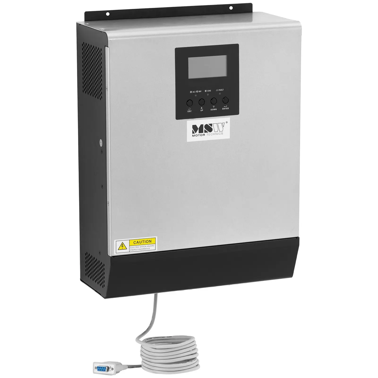 Napelem inverter - Off-Grid - 1000 VA - LCD - 98% hatásfok - MPPT / UPS