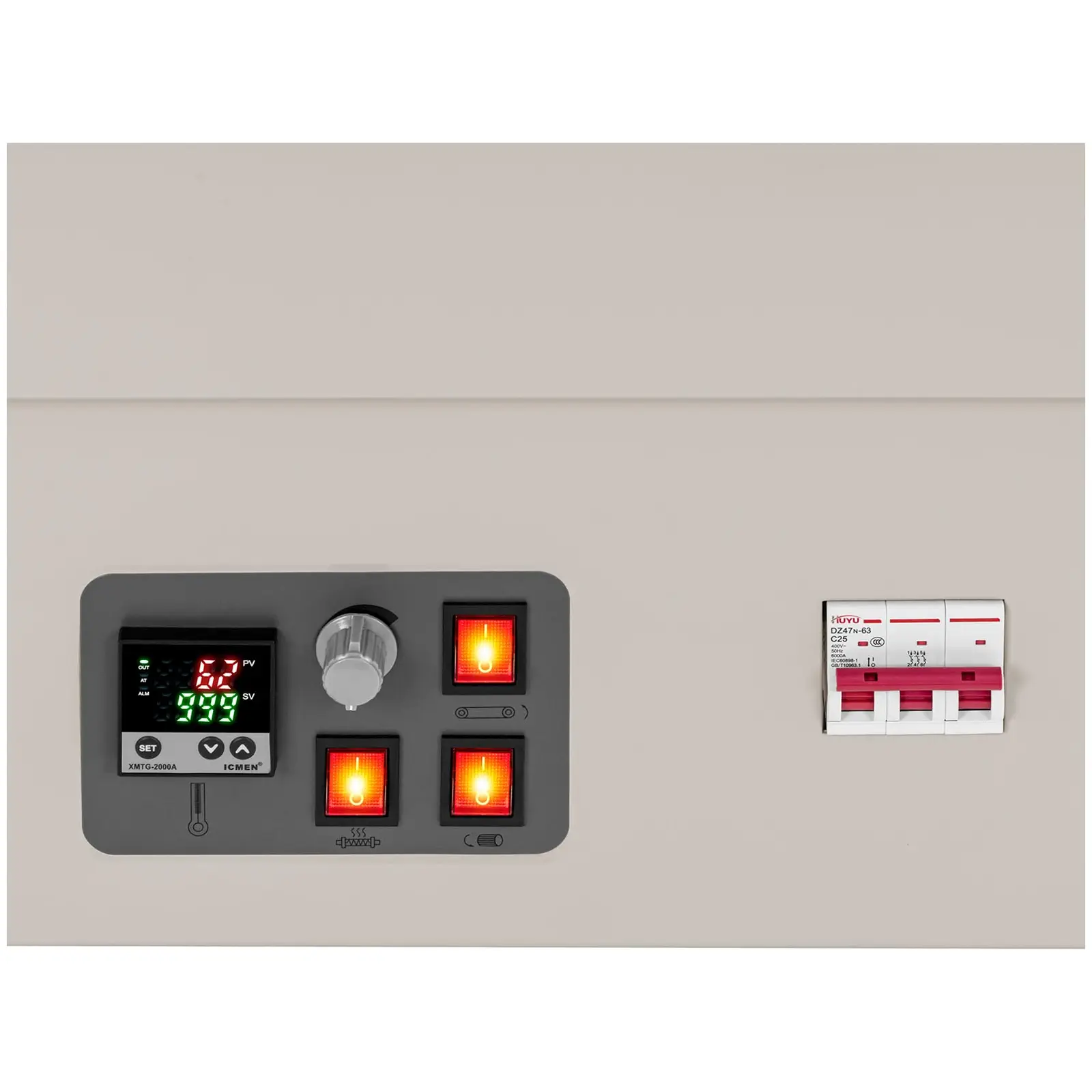 Smršťovací tunel - pro výrobky do 90 x 45 x 25 cm - 7 500 W / 380–400 V (Frekvence [Hz]: 50)