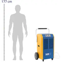 Déshumidificateur - 138 l/jour - 130 - 150 m² - 1300 m³/h - avec poignée