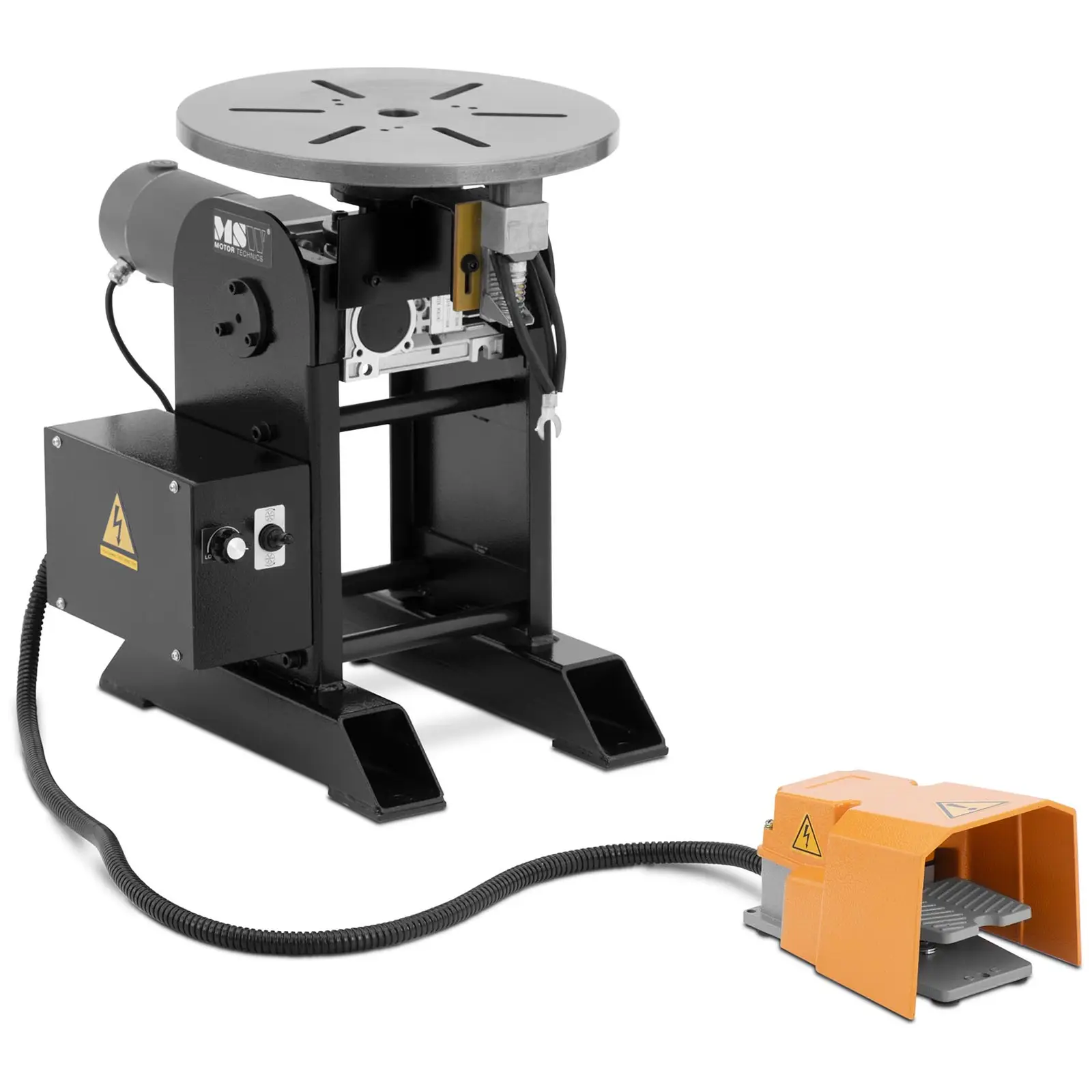 Sveiseplate - 350 kg - 0-135° bordtilt - fotpedal