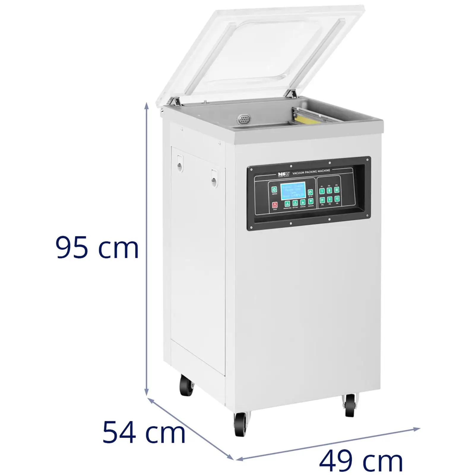 Vakuovačka - 900 W - 40  cm - ušlechtilá ocel (Doba sání [s]: 0-99)