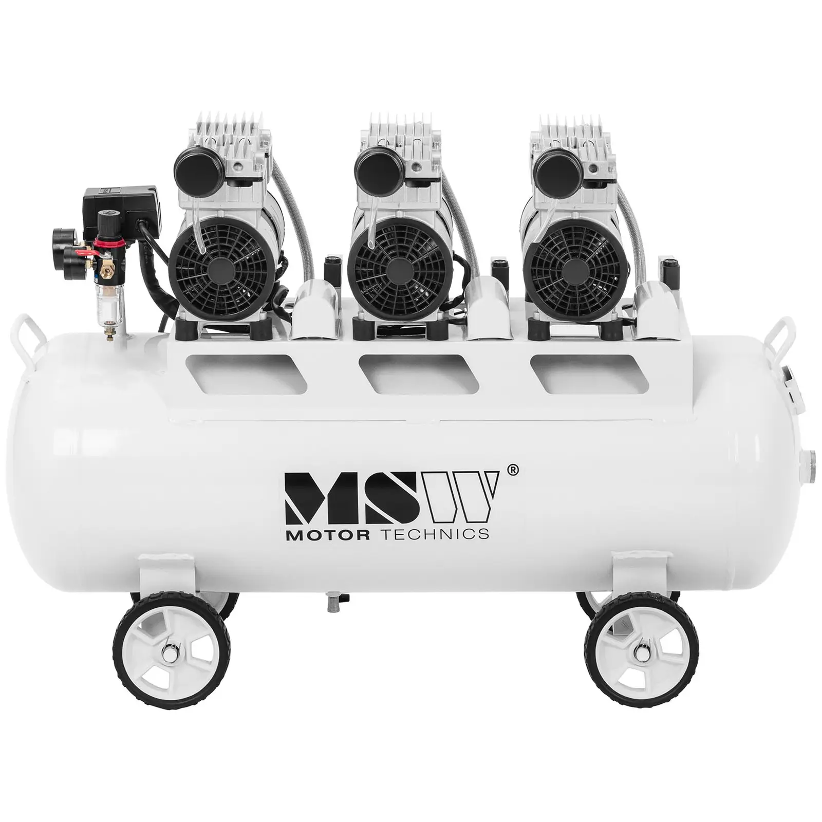 Air Compressor - oil-free - 65 L - 3 x 750 W