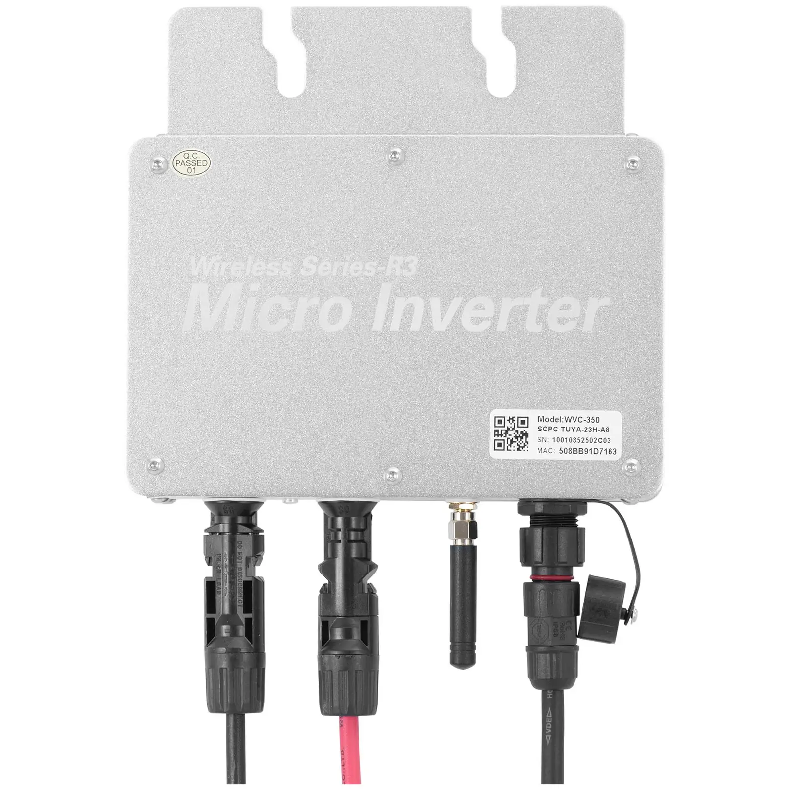 Panneau solaire pour balcon - 350 W - monocristallin - Kit complet prêt à brancher (Cordon(s) d'alimentation: 5 m)